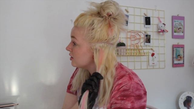 REMOVING YELLOW BRASSY BLEACHED HAIR W GREY HAIR DYE | LOREAL COLORISTA SILVER GREY | Rose Ann Darc