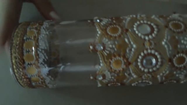 Точечная роспись вазы. 3-я часть. Соколова Анна. смотреть онлайн