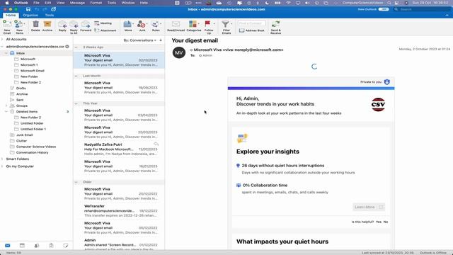 How to EMPTY the Deleted Items Folder On Microsoft Outlook Using a Mac Computer - Basic Tutorial смотреть онлайн