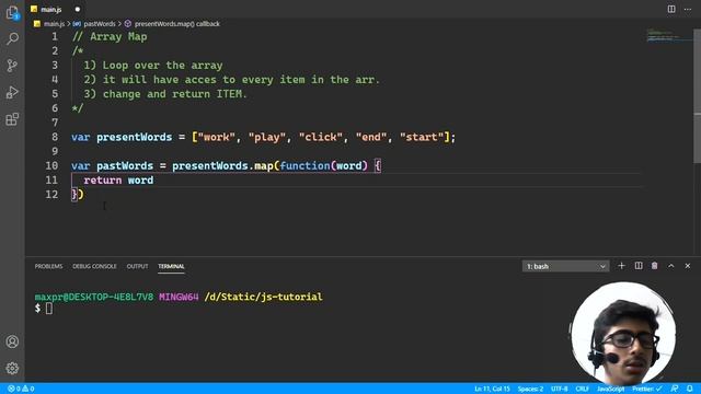 Array Map Method in JavaScript смотреть онлайн