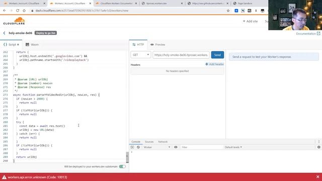 Four Simple Steps to Create a Serverless Reverse Proxy App through Cloudflare Workers смотреть онлайн