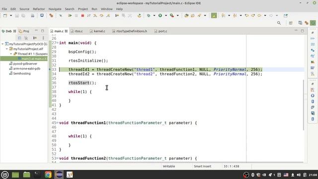 049 - RTOS (7) - RTOS Start - RTOS Initialize - Context switch functions смотреть онлайн