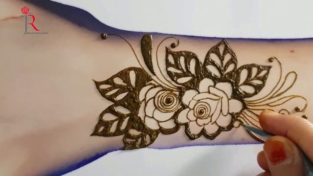 Gorgeous mehndi design || Floral mehndi design || Simple mehndi design смотреть онлайн