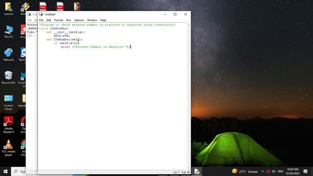Python Program To Check Number Is Positive Or Negative Using Parameterized Constructor смотреть онлайн