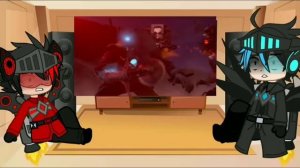 React Skibidi toilet EP7 :Titan camera man,Titan speaker man &........... (gacha nox)