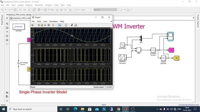 Single Phase PWM Inverter Using MATLAB / Simulink