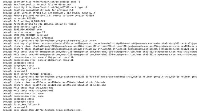 SSH error: ssh_dispatch_run_fatal: Connection to 192.168.x.x port 22: DH GEX group out of range смотреть онлайн