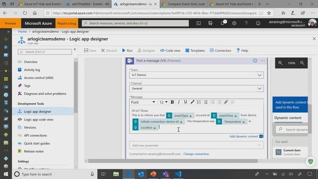 Azure IoT Hub integration with Azure Event Grid смотреть онлайн