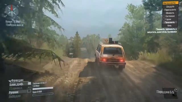 Обзор модов для игри в MudRunner(VAZ-2121) смотреть онлайн