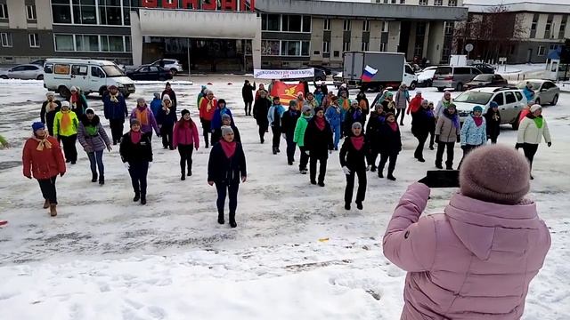 Флешмоб жд вокзал Златоуст смотреть онлайн