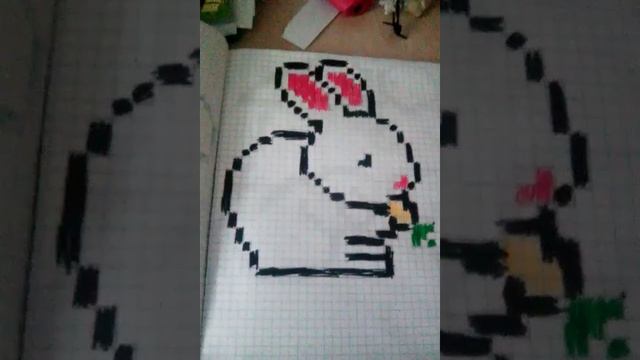 Большие рисунки по клеточкам часть 2 смотреть онлайн
