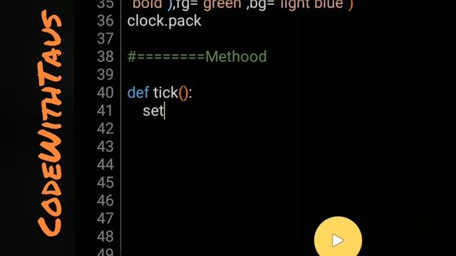 How to make Graphical User Interface (GUI) clock with python. Every steps explained in the vedio... смотреть онлайн