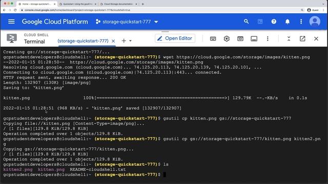 How to use Cloud Storage with the command-line tool смотреть онлайн