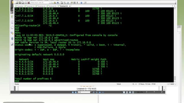 LabMinutes# RS0058 - Cisco BGP Basic Route Advertisement (Part 3) смотреть онлайн
