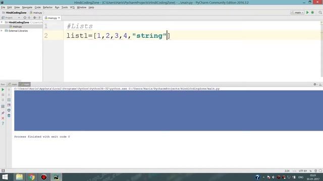 Lists and related methods in Python - Python 3.6 Programming Tutorial In Hindi #7 mp4 смотреть онлайн