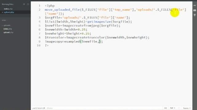 Resizing Images In PHP смотреть онлайн
