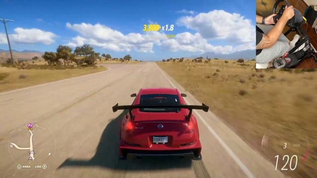 Drifting  Nissan 350z In FORZA HORIZON 5 + Thrustmaster Steering Wheel