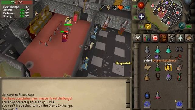 Blow a raspberry at the bank of the Warrior's guild. Beware of double agents! Equip a dr смотреть онлайн