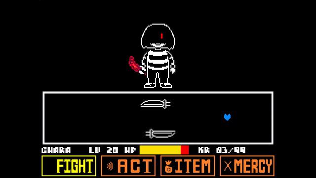 New secret boss for undertale blue смотреть онлайн