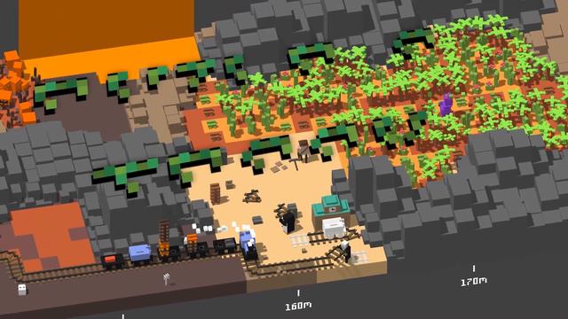 Unrailed! - Teaser Trailer смотреть онлайн