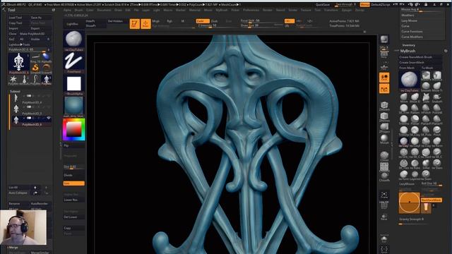 T.S. Wittelsbach - Sculpting, Printing & ZBrush 4R8 - Episode 3