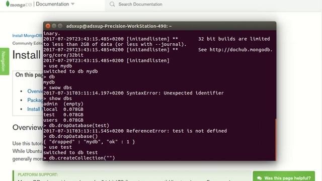 الدرس الاول في التعامل مع قواعد البيانات mongodb смотреть онлайн