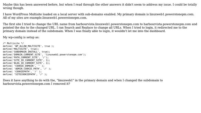 Wordpress: Multisite with Different URLs on Local Server смотреть онлайн