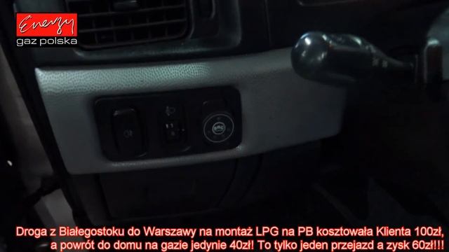 Montaż LPG Mitsubishi Pajero Pinin Z 1.8 114KM 2002 W Energy Gaz Polska Na Gaz BRC SQ 24.11