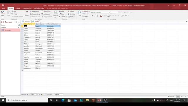 Queries lesson 1: Adding a table #Microsoft #access смотреть онлайн