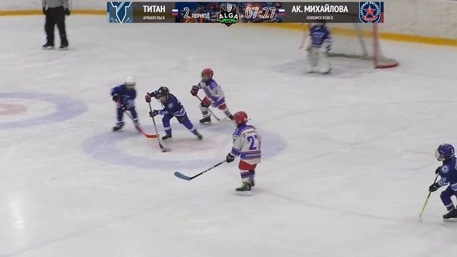 ХК Титан (г. Архангельск) - ХК Академия Михайлова (г. Новомосковск) смотреть онлайн