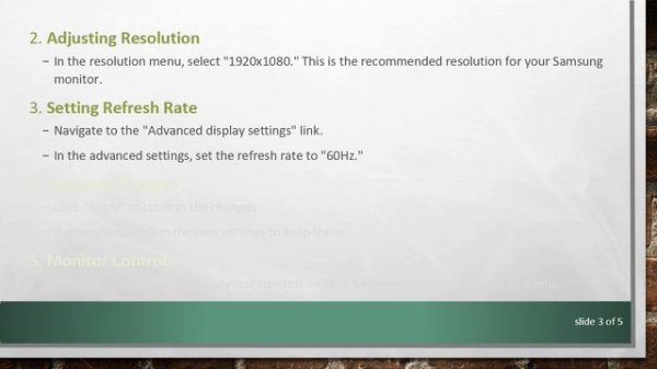 Troubleshooting "Not Optimum Mode" on Samsung Monitor