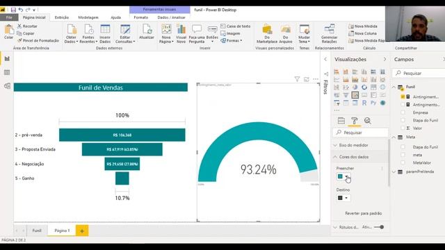 Gauge: Acompanhando seus indicadores no Power BI смотреть онлайн