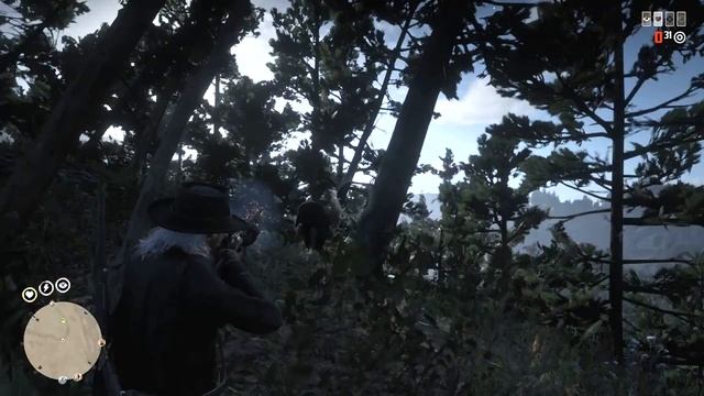 Лось Тёмный Рыцарь (усиление яркости. проба) - Red Dead Online смотреть онлайн