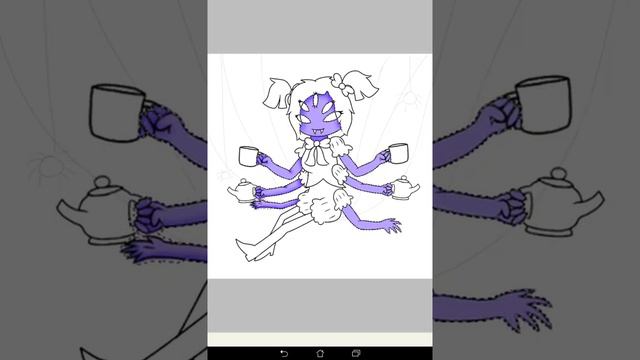 UNDERTALE speedpaint: Muffet смотреть онлайн