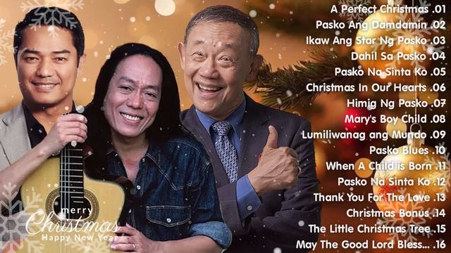 Freddie Aguilar, Jose Mari Chan, Gary Valenciano, Ariel Rivera Christmas Songs 🎁💝 Paskong Pinoy 202 смотреть онлайн