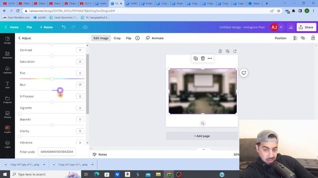 HOW TO BLUR BACKGROUND IN CANVA смотреть онлайн