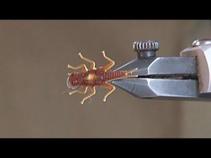 Мормышка безнасадочная Личинка веснянки от Черной речки