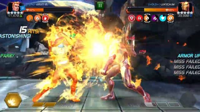 IMIW AT NODE 23(NEW WAR MAP) FLOW TACTICS SOLO WITH HUMAN TORCH MCOC смотреть онлайн