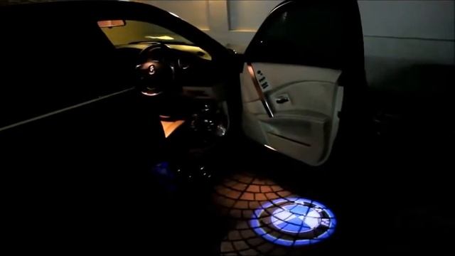 Подсветка дверей с логотипом BMW смотреть онлайн