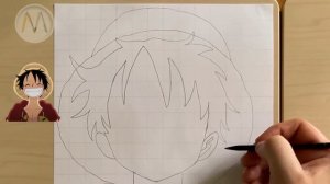 Как нарисовать Луффи из Ван писа