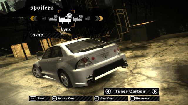 Need For Speed: Most Wanted — Lexus IS 300 (XE10) (Taz)