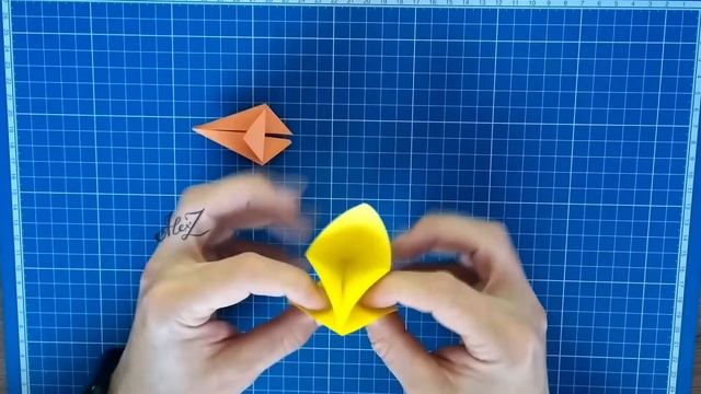 ОРИГАМИ из бумаги! Подвеска смотреть онлайн