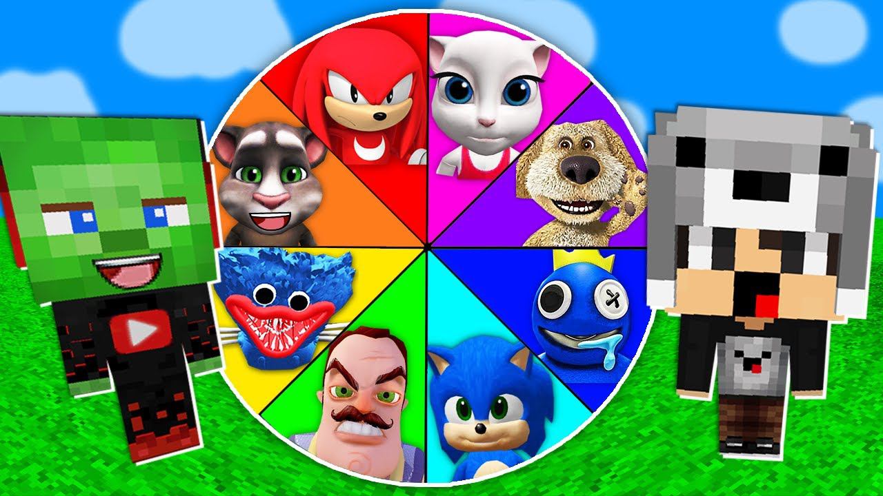 ЗОМБАК НАШЕЛ КОЛЕСО ФОРТУНЫ В МАЙНКРАФТ смотреть онлайн