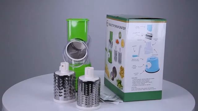 Обзор Овощерезки-мультислайсера Tabletop Drum Grater смотреть онлайн
