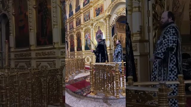 1 марта Литургия Преждеосвященных Даров в Свято-Стефановском-Кафедральном Соборе. смотреть онлайн