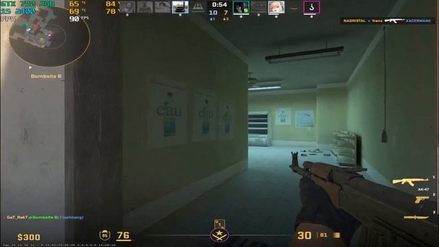 CS2 : GTX 750 + I5 2400 / FPS TEST