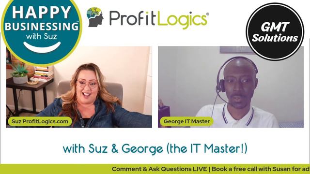 IT for Small Biz + Toxic Perfectionism Happy Businessing™ with Suz & George the IT Master! смотреть онлайн