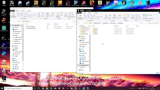 Comment Avoir Des Map Workshop Rocket League Avec Epic Game!!!
