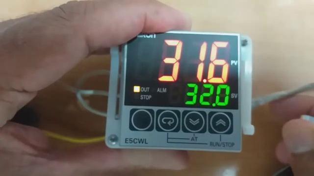 Program & Connection For Alarm Setting In OMRON E5CWL Temperature Controler
