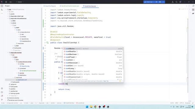 Чай, Java, покодим? Многомодульное приложение на Spring+Java+Gradle. смотреть онлайн